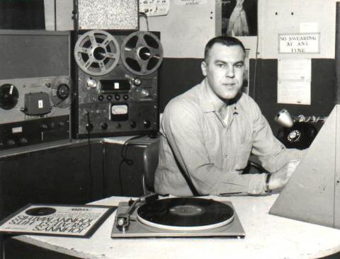 Picture of Ron Reyno in Alert Radio Station